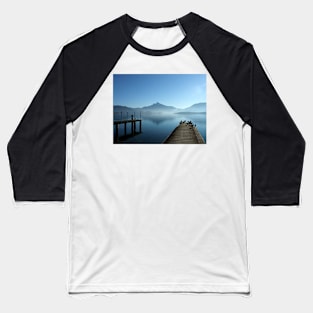 Morning fog at the Mondsee Baseball T-Shirt